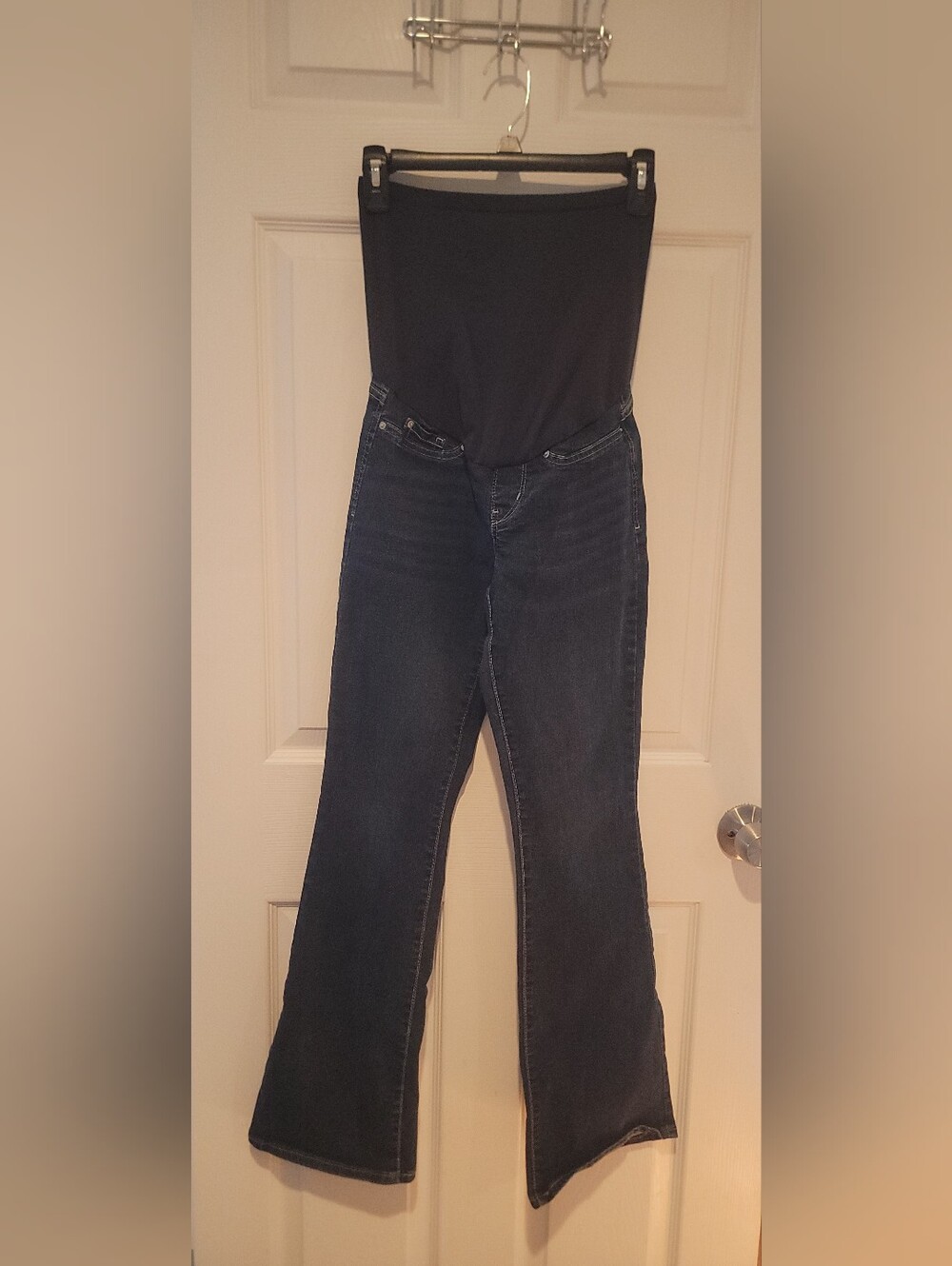 Levi Strauss Women’s XS Maternity Dark Blue Straight Leg Jeans